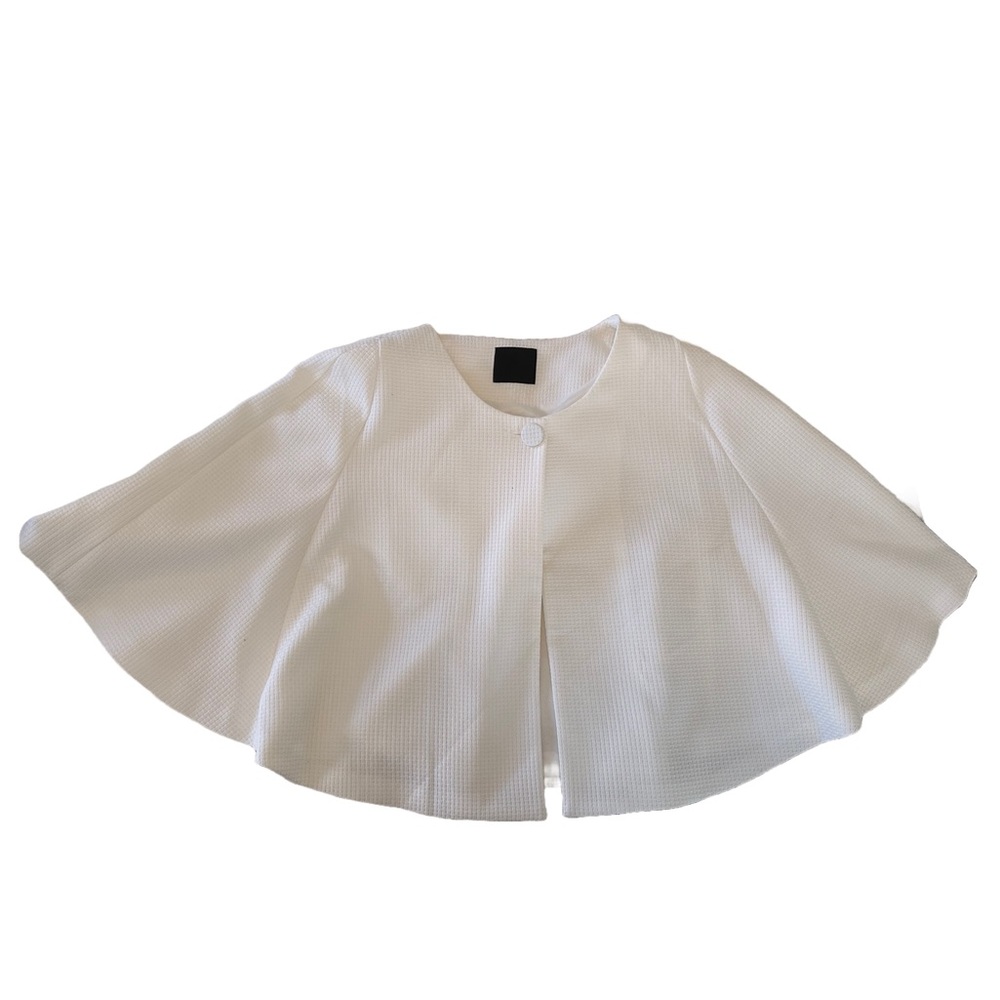 Dressy Cloak Shawl in White made in Korea
